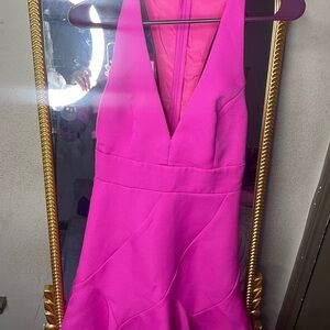 DO+BE Vibrant Pink Backless Dress